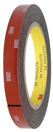 Cinta adhesiva de doble cara extra fuerte, hecha de 3 m 5952 cinta, impermeable y ultra resistente a altas temperaturas, pegamento adhesivo para oficinas, hogar, fijador, bricolaje, exterior (6 mm x