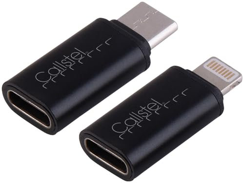 Callstel iPhone 15 Adapter: 2er-Set USB-Adapter, USB-C auf Lightning, Lightning auf USB-C, 10,5 W (USBC auf Lightning, Apple Ladekabel)