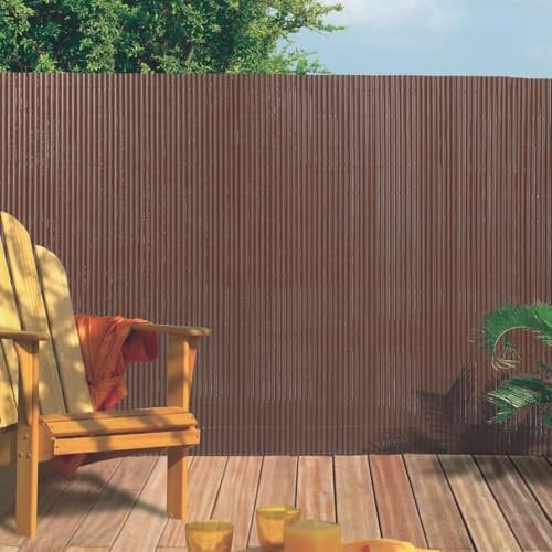 Nortene CAÑIZO PVC Simple Cara PLASTICANE MARRÓN 1X3 M