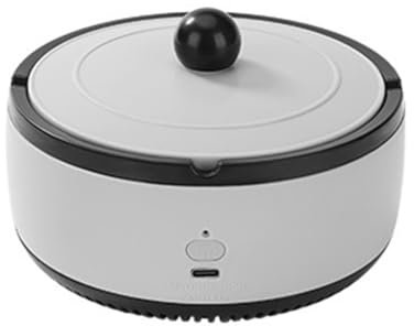 Pqahffowr Multifunctional Smokeless Ashtray Indoor Outdoor Ashtray Air Purifier Desktop USB Rechargeable Electric Ashtray Filter Easy to Use B