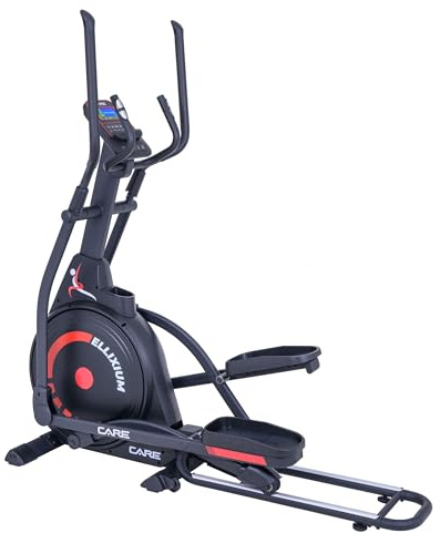 Care Fitness Elliptischer Crosstrainer – Elix FD – 12 Programme – Intelligentes Klappsystem – rutschfeste Sohlen – Magnetwiderstandssystem flüssig und leise