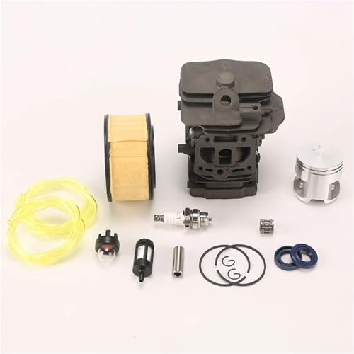 AOIUU 44mm Cylinder Piston Air Filter Primer Bulb Spark Plug Fit For S--t-i-h--l MS251 MS 251 Chainsaw Parts Oil Seal Bearing 1143 020 1207