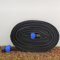 PVC-Sickerrohr, Garten-Tropfschlauch, flexibler, flacher Tropfschlauch, Sicker-Wasserband, für Hecke, Rasen, Bewässerungssystem (15 m)