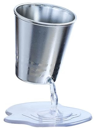 Gaxcent Suministros De Oficina Divertidos, Escritorio Portabolígrafos, Portalápices, Decoración De Escritorio, Organizador De Escritorio, Gadgets Divertidos,Plata