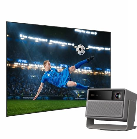 XGIMI Horizon 20 Max 4K Triple Laser Projecteur + Écran 100 Cadre Fixe, 5700 ISO lumens, Gaming 240Hz/1ms VRR, Google TV Netflix, IMAX Enhanced Dolby Vision