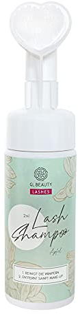 Reinigungsschaum zur Reinigung der Wimpernverlängerung, Lash Shampoo, Wimpernschaum, Wimpernshampoo (Apfel, 150 ml)