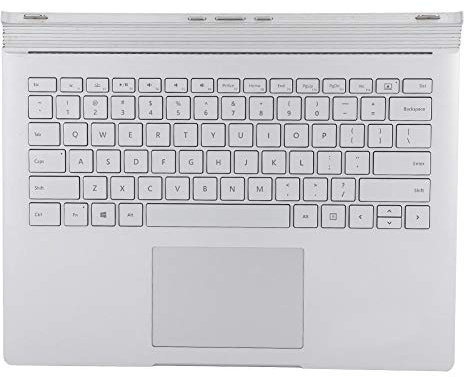 Mavis Laven Tastatur, Für Surface Book 1 1704 Schnelle Reaktion Ohne Verzögerung Multifunktionaler Tastaturersatz Silber Für Notebook-Laptop