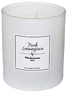 Wiedemann Kerzen Exklusive Duftkerze Fresh Lemongrass im Glas mit Geschenkkarton