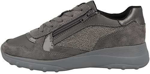 Geox D Alleniee B Sneakers Mujer Gris Dk Grey 38 EU