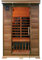 Luxus LED Infrarotsauna Infrarotkabine Wärmekabine Sauna-Radio-USB-MP3 2 Pers. Zedernholz - Spedition