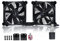SCCCF Dual 140mm USB Speed Control Fan, 5V Portable Cooling Fan for Flat-Screen TV Receiver Router DVR Playstation Xbox Computer Cabinet Cooler