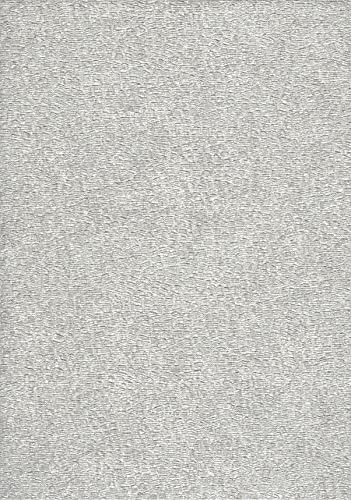 DesignID Elegante Uni Struktur Vlies Tapete silber grau schimmernd FT221232 Fabric Touch