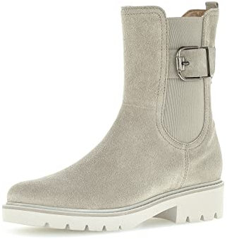 Gabor Damen Chelsea Boots, Frauen Stiefeletten,Wechselfußbett,Moderate Mehrweite (G),Bootee,Booties,halbstiefel,Kiesel (Micro),37.5 EU / 4.5 UK