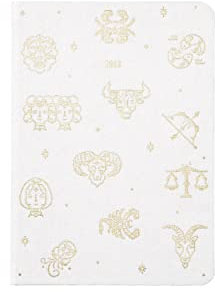 Letts Zodiac Terminplaner 2023, Wochenansicht, A6, elfenbeinfarben