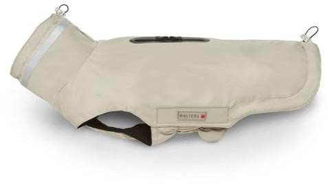 Wolters Outdoorjacke Modern Classic für Dackel, Größe:46 cm, Farbe:Taupe