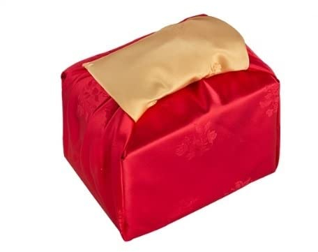 Cheong Kwan Jang - Bojagi Geschenkpapier, wendbar, Geschenkverpackung, 70 x 70 cm, Rot