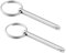 Set di 2 Perni a sgancio rapido in acciaio inox Cerniera acciaio barche accessori perno di bloccaggio Diametro 5 mm, accessori per barche con anello di chiusura a sfera