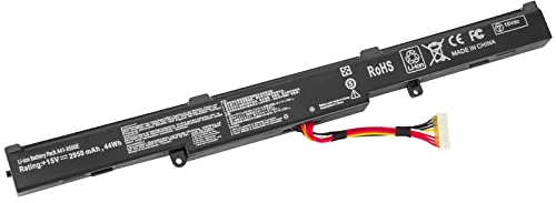 Exmate 2600mAh Batterie A41-X550E pour ASUS X450 X450E X450JF A450J A450E X550E X550D X550V X550Z X550DP X550ZA X751L X751M F450 F751MA X750JA X750JB X750JN X750LN R751 [15V 39Wh]