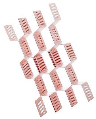 Zerodeko Werkzeug Besteck-Organizer Schrank-Werkzeuge Haushaltswerkzeuge Kunststoff-Schreibtisch Diy-Gitter Schubladenteiler Schrank-Unterwäsche-Organizer Küche Besteck Besteck Socken