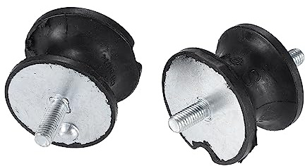 QUARKZMAN Getriebelager Satz Hinten Für BMW 128i 08-13 1 Stk | Schwarz, Silberton, Metall, Gummi, 5 X 7,2 Cm, OE-Nr. 22316799331, Für BMW 128i 08-13, 135i 08-13, 328i 08-13, 335i 08-13