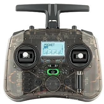 RadioMaster EdgeTX Télécommande Portable de Poche avec éclairage LED intégré Mode 2 (Anthracite, ELRS)