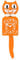 Kit-Cat Clock® Wanduhr, Limited Edition, Festival-Orange, ikonische Retro-Katzenuhr mit beweglichen Augen und Schwanz, batteriebetrieben, perfekt für Heimdekoration