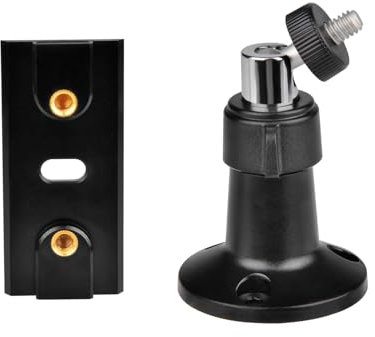 Prestantious Mount Bracket Compatible with Ring Spotlight Cam Plus/Pro, Adjustable Mounting Bracket Ceiling Bracket for Camera Better View Angle, 1-Pack, Black