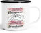 SpecialMe® Emailletasse Der Zufall machte uns zu Kolleginnen Freundinnen Tasse mit Spruch Geschenke Bürotasse emaille-weiß-schwarz standard