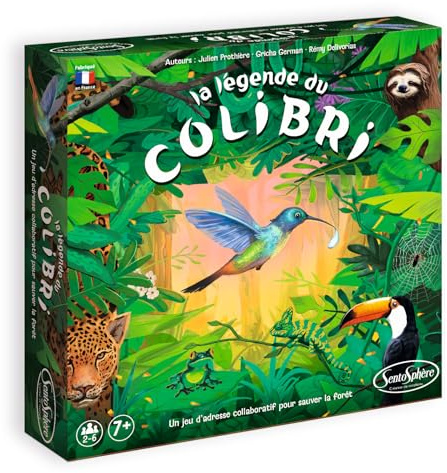 Sentosphère La Legende du Kolibri Familienspiel, Grün