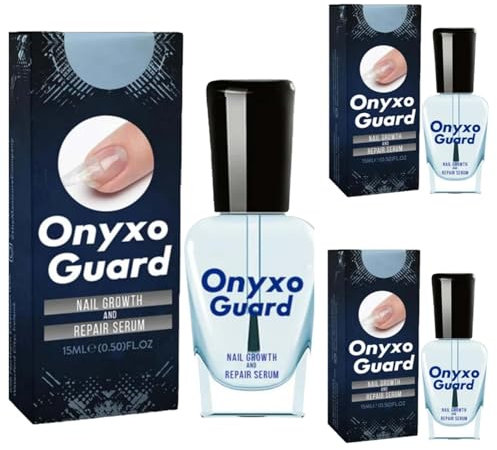 3 1PC Nail Strengthener for Weak Nails, Nail Conditioner for Damaged Nails, Onyxoguard Nail Growth and Repair, Nail Hardener Extra Strong and Growth, Nail Guards for Strength