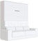 SMARTBett Schrankbett M1 180x200 Weiss Vertikal inkl.Weiss Sofa