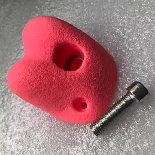 Innovz Klettergriffe Set mit 5 Schraubbaren Klettergriffen, Gelegentliche Kletternde Zupackenfelsen Art-PU, Heimschul-Kletterwand für Holzbretter/Betonwand(Size:5pcs-Solid Wall Installation)