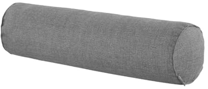 TOVINANNA Cuscino Massaggio Per Gambe Sotto Ginocchio Grigio Supporto Ergonomico Per Lettino Estetico e Riposo Piedi Fodera in Cotone-lino Comfort Per Relax e Posizionamento Professionale