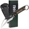 KHU Couteau à lame fixe Couteau de survie bushcraft - Acier D2 G10 poignée, Outdoor chasse Camping Accessoires - Avec étui Kydex - 22A