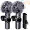 Wireless Lavalier Microphone, Wireless Lavalier Microphones | Lapel Microphone with Noise Reduction Chip - Ultra-Low Delay Portable Microphone for Podcasts, Video Recording and Broadcasting