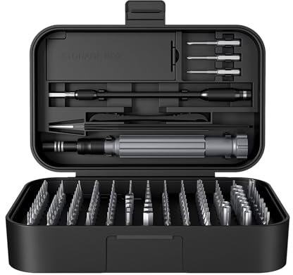 Juego de destornilladores de precisión 150 en 1, kit de herramientas electrónicas con juego de destornilladores de magnetismo de 120 puntas y juego de herramientas de 30 puntas, práctica herramienta