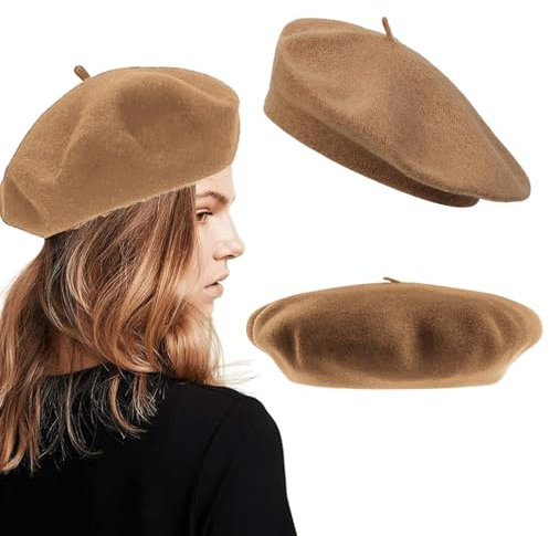 Baskenmütze, Barett, Klassishe Künstler Barrett, Mode Basken, Baskenmütze Mit Kaschmir, Klassishe Künstler Barrett, Mütze Mode Basken, Wintermütze Barett, Klassisch Plain Französischer Stil Barett
