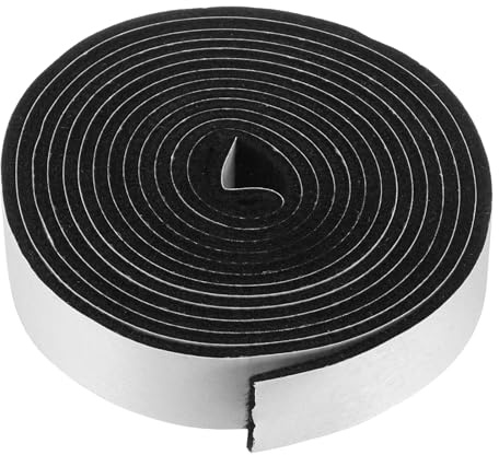 QUARKZMAN Smoker Dichtungsringe 10FT 1 x1/8 Hochtemperatur Grill | Dichtung Ersatz Hochtemperatur BBQ Dichtungsband BBQ Smoker Dichtung Selbstklebender Filz für Smoker BBQ Deckel