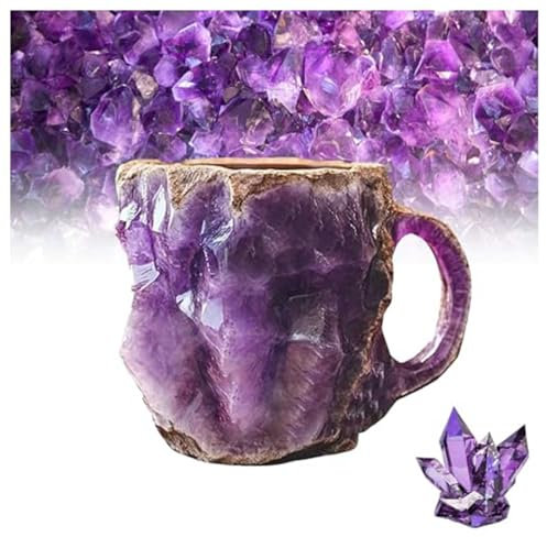 Mineral Crystal Coffee Mugs, Crystal Mineral Coffee Mugs, Gem Mug, Natural Mineral Crystal Coffee Mug, Multi-Colored Mineral Crystal Coffee Mug