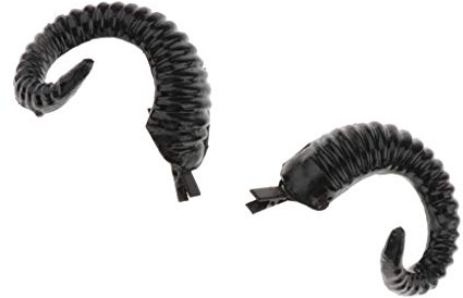 Courtieyeardceastea Ram Horns Cosplay Stirnband Schaf, Ziege Faun Horn Ohren Verkleidung Kostüm