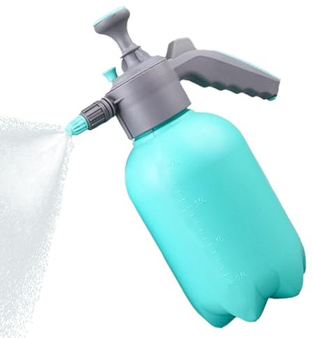 Sprinkler de bomba - botella de spray a presión, botella de spray 2L con boquilla ajustable | Rey de rey de jardinería, planta indispensable con mango para plantas de exterior 13.78x4.92 pulgadas