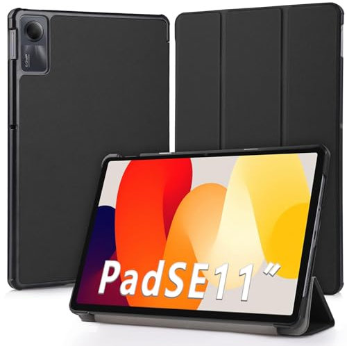 idudao per Redmi Pad SE Cover, Custodia per Xiaomi Redmi Pad SE 11'' Pollici 2023,Nero
