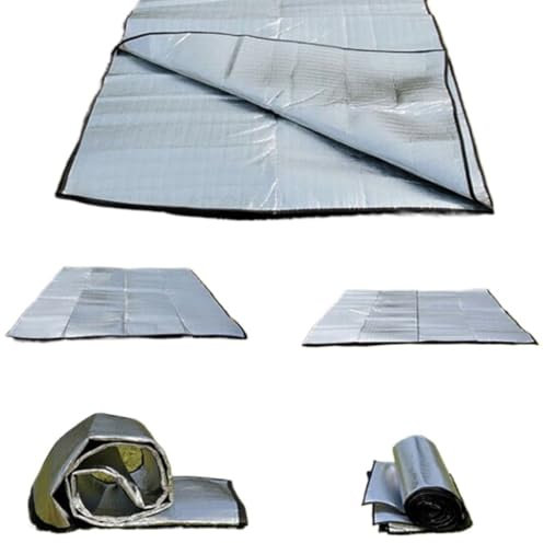 Camping-Matte, Schaumstofffolie, Decke, Aluminium-Isolierung, Schaumstofffolie, Isomatte, Thermo-Outdoor-Zelt, Fußabdruck, reflektierende Wärme (200 x 250 cm)