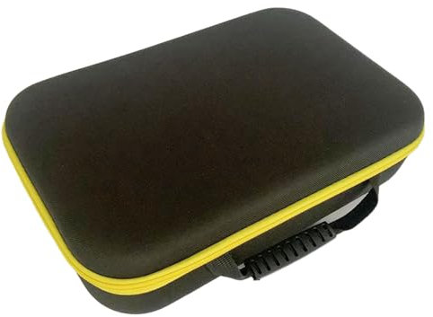 Tool Bag Ox Cloth Empty Storage Drill Organizer Zipper Closure Carrying Work Pouch Reusable Outdoor Protective Case,Yellow,L