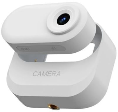 Uxsjakjsd Mini Vlog Camera HD1080P Wireless Portable Action Body Cam for Sports Travel Photography Pocket Sized Video Recorder WHITE