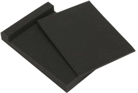 Speaker Isolation Pads - Shock-proof High Intensity Sponge Pad,Studio Monitor Isolation Pads for 5/6 Inch Monitors, Acoustic Foam for Most Speaker Stands