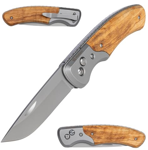 Mubero Folding Work Knife with Stainless Steel Blade