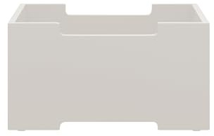 blomus Aufbewahrungsbox -KASANE- | Ordnungsbox & stapelbarer Organizer | Farbe Moonbeam | Größe S