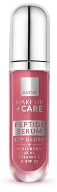 AVON Peptid Lipgloss Mauve Splash | Pflegendes Lipgloss-Serum mit Hyaluronsäure und Peptiden für Feuchtigkeit und Glanz, Mauveton