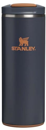 STANLEY 1913 Transit Flip Top Mug 0.35L - Keeps 4 Hours Hot - 6 Hours Cold - Dishwasher Safe - Leakproof - Car Cup Holder Compatible - Insulated Coffee Cup - Twilight